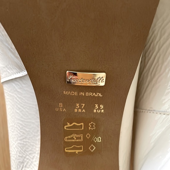 L’Intervalle Habibi Off White Naplack Leather Platform Round Toe Shoes, Size 8 - Picture 16 of 16